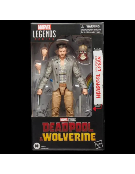PREVENTA HEADPOOL WITH LOGAN - DEADPOOL & WOLVERINE MARVEL LEGENDS SERIES