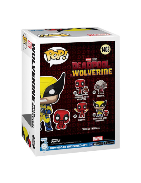FUNKO POP MARVEL DEADPOOL & WOLVERINE - WOLVERINE WITH BABYPOOL