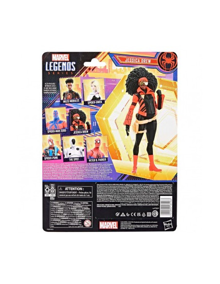 JESSICA DREW FIG. 15 CM SPIDER-MAN ACROSS THE SPIDER-VERSE PART ONE MARVEL LEGENDS