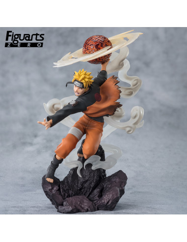 TAMASHII NATIONS FIGUARTS ZERO EXTRA BATTLE NARUTO SHIPPUDEN NARUTO UZUMAKI SAGE ART LAVA RELEASE RASENSHURIKEN