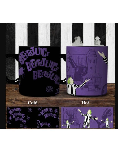TAZA TÉRMICA PALADONE BEETLEJUICE 300 ML