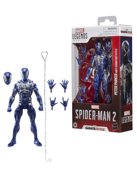 PREVENTA HASBRO MARVEL LEGENDS SERIES SPIDER-MAN 2 PETER PARKER (ANTI-VENOM SUIT STYLE)