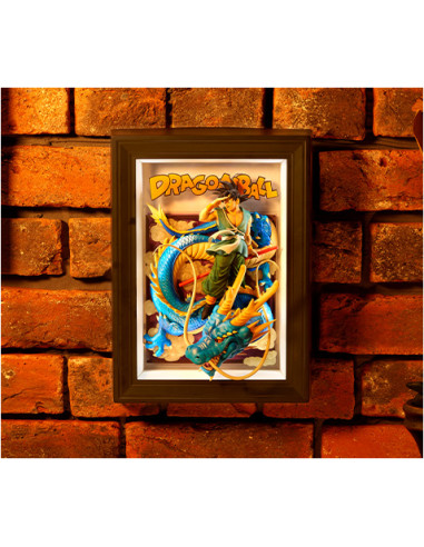 PREVENTA SON GOKU AND DRAGON CUADRO 3D 27,5 CM...