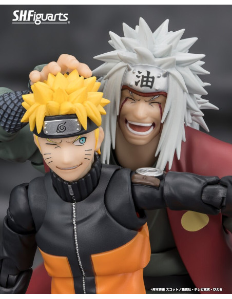 PREVENTA JIRAIYA HIDDEN LEAF HEROIC MASTER SAGE MODE SET - NARUTO SHIPPUDEN SH FIGUARTS