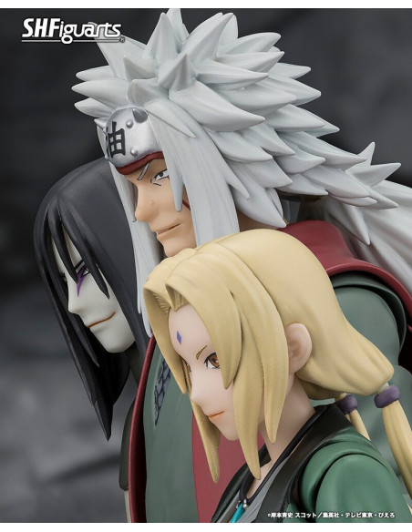 PREVENTA JIRAIYA HIDDEN LEAF HEROIC MASTER SAGE MODE SET - NARUTO SHIPPUDEN SH FIGUARTS