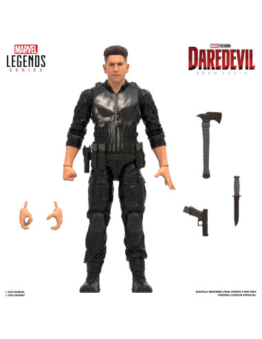 PREVENTA PUNISHER - DAREDEVIL BORN AGAIN MARVEL LEGENDS SERIES