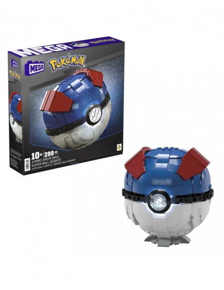 MATTEL MEGA CONSTRUX POKEMON JUMBO GREAT BALL 299 PCS
