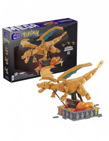 MATTEL MEGA CONSTRUX MOTION POKEMON MOTION CHARIZARD 1664 PCS