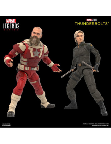 PREVENTA YELENA BELOVA & RED GUARDIAN PACK 2 FIGURAS - THUNDERBOLTS MARVEL LEGENDS SERIES