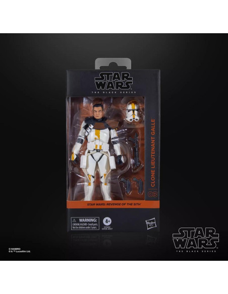 CLONE LIEUTENANT GALLE - STAR WARS REVENGE OF THE SITH THE BLACK SERIES