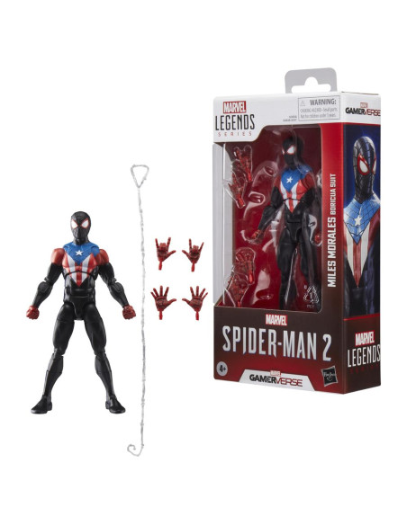 MARVEL LEGENDS SERIES SPIDER-MAN 2 MILES MORALES (BORICUA SUIT)
