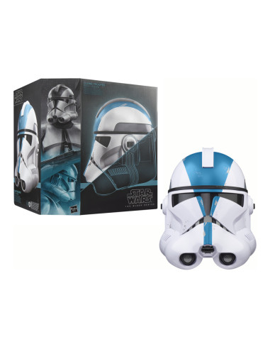 OUTLET CLONE TROOPER 501ST LEGION CASCO ELECTRONICO - STAR WARS AHSOKA THE BLACK SERIES