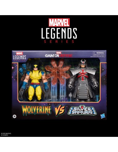 PREVENTA WOLVERINE VS SILVER SAMURAI PACK 2 - GAMERVERSE MARVEL LEGENDS SERIES