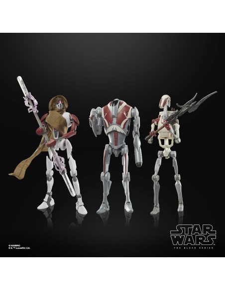 MAGNAGUARD, SUPER BATTLE DROID & BATTLE DROID PACK - STAR WARS JEDI FALLEN ORDER THE BLACK SERIES