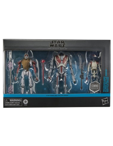 MAGNAGUARD, SUPER BATTLE DROID & BATTLE DROID PACK - STAR WARS JEDI FALLEN ORDER THE BLACK SERIES