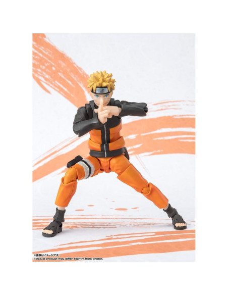 NARUTO SHIPPUDEN SH FIGUARTS NARUTOP99 NARUTO UZUMAKI 14.5CM