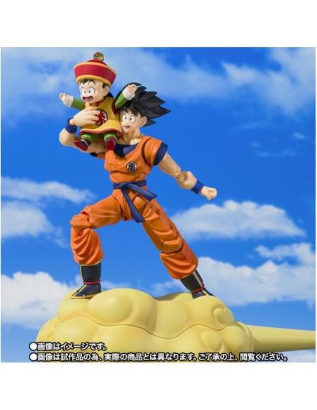 PREVENTA SON GOKU & SON GOHAN -KID- & KINTOUN - DRAGON BALL Z SH FIGUARTS