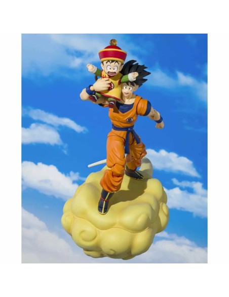 PREVENTA SON GOKU & SON GOHAN -KID- & KINTOUN - DRAGON BALL Z SH FIGUARTS