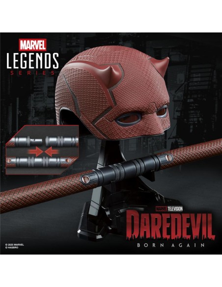 PREVENTA DAREDEVIL MÁSCARA & BASTÓN - DAREDEVIL: BORN AGAIN MARVEL LEGENDS SERIES