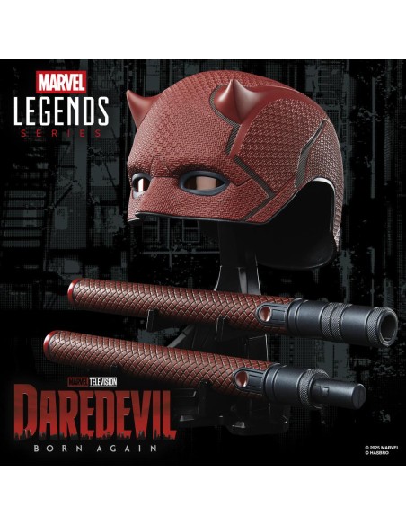 PREVENTA DAREDEVIL MÁSCARA & BASTÓN - DAREDEVIL: BORN AGAIN MARVEL LEGENDS SERIES