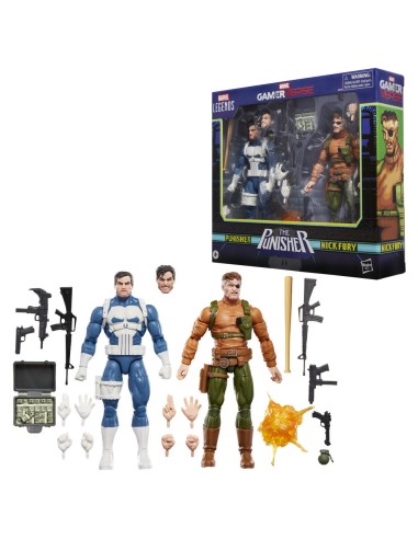 PREVENTA PUNISHER & NICK FURY PACK 2 FIGURAS - GAMERVERSE MARVEL LEGENDS SERIES