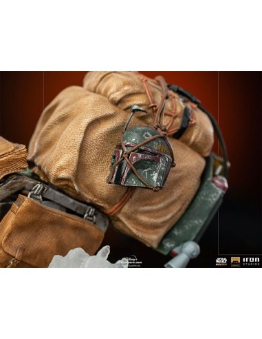 STATUE THE MANDALORIAN ON SPEEDERBIKE - STAR...