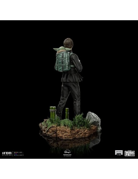 STATUE LUKE SKYWALKER AND GROGU TRAINING VERSION - STAR WARS: THE BOOK OF BOBA FETT - 1/10 -IRON STUDIOS