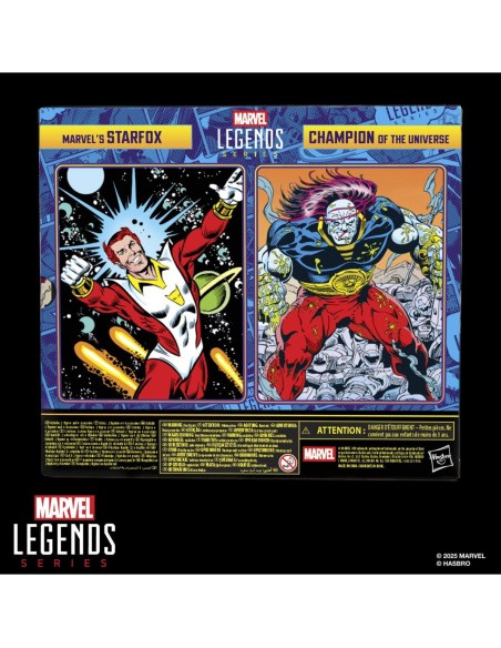 PREVENTA STARFOX & CHAMPION OF THE UNIVERSE - MARVEL LEGENDS SERIES