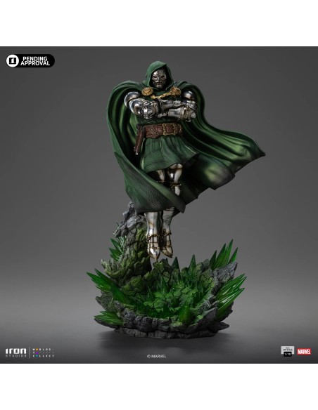 ESTATUTA DR DOOM - INFINITY GAUNTLET DIORAMA - 1/10 - IRON STUDIOS