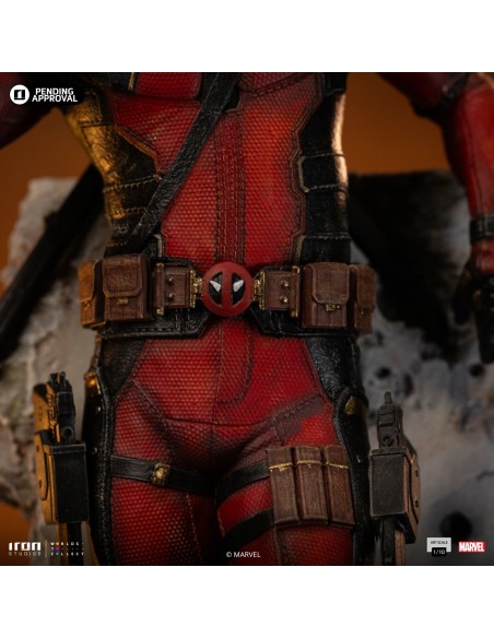 ESTATUA DEADPOOL - DEADPOOL & WOLVERINE - 1/10 - IRON STUDIOS
