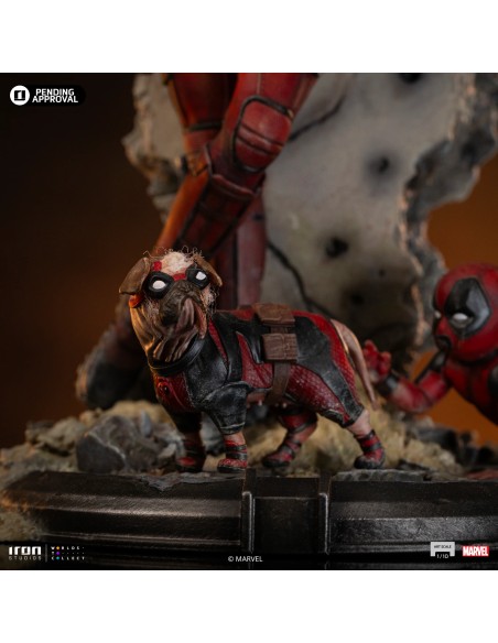 ESTATUA DEADPOOL - DEADPOOL & WOLVERINE - 1/10 - IRON STUDIOS