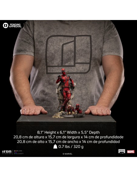 ESTATUA DEADPOOL - DEADPOOL & WOLVERINE - 1/10 - IRON STUDIOS
