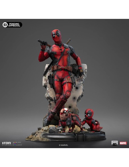 ESTATUA DEADPOOL - DEADPOOL & WOLVERINE - 1/10 - IRON STUDIOS