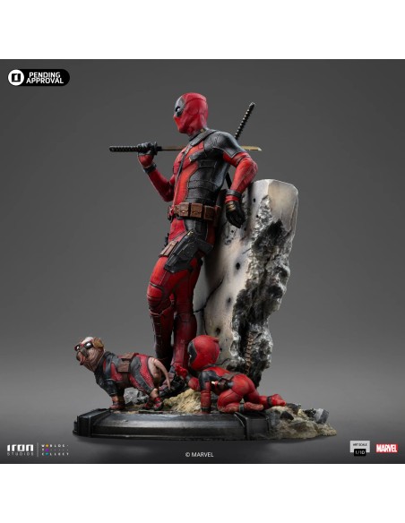 ESTATUA DEADPOOL - DEADPOOL & WOLVERINE - 1/10 - IRON STUDIOS