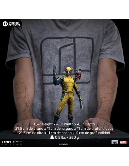 ESTATUA WOLVERINE - DEADPOOL AND WOLVERINE - ART SCALE 1/10 - IRON STUDIOS