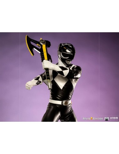 STATUE BLACK RANGER -MIGTHY MORPHIN POWER...