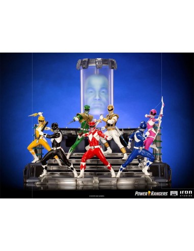 STATUE BLACK RANGER -MIGTHY MORPHIN POWER...