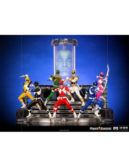 STATUE BLACK RANGER -MIGTHY MORPHIN POWER RANGERS - 1/10 - IRON STUDIOS