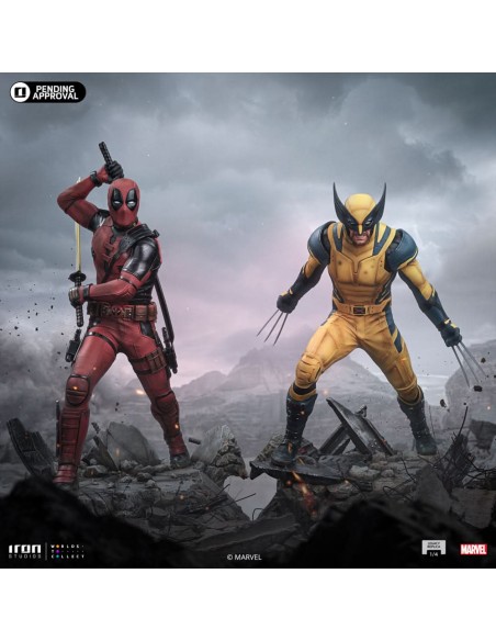DEADPOOL - DEADPOOL AND WOLVERINE -  1/4 - IRON STUDIOS