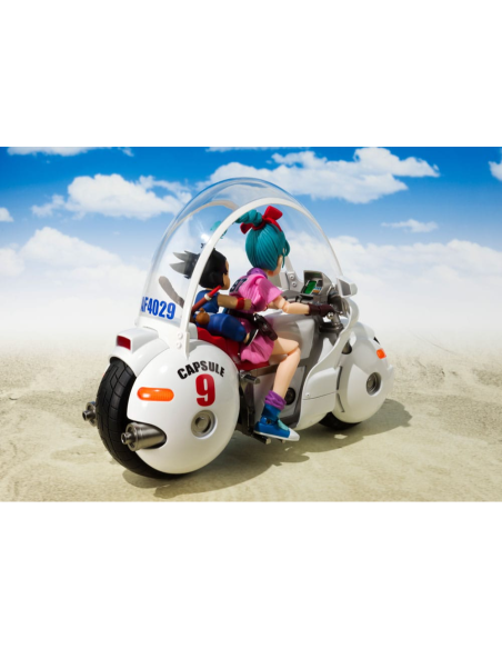 PREVENTA DRAGON BALL BULMA MOTORCYCLE SH FIGUARTS RE-RUN