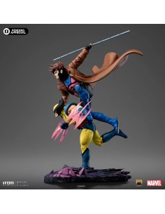 GAMBIT AND WOLVERINE - X MEN 97 - 1/10 - IRON STUDIOS 2