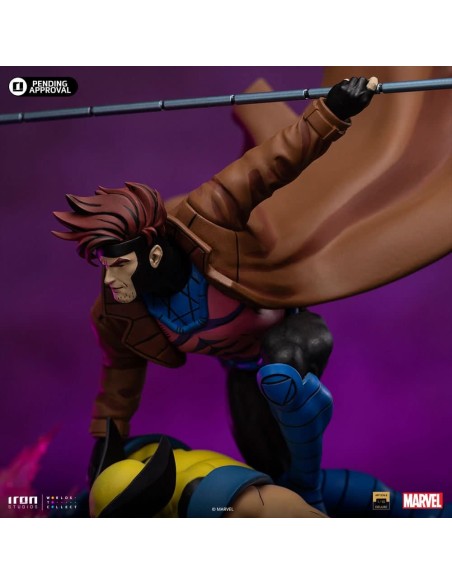 GAMBIT AND WOLVERINE - X MEN 97 - 1/10 - IRON STUDIOS