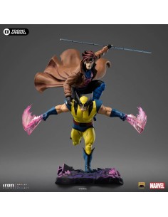 GAMBIT AND WOLVERINE - X MEN 97 - 1/10 - IRON STUDIOS