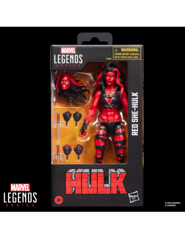 PREVENTA RED SHE-HULK - MARVEL LEGENDS SERIES