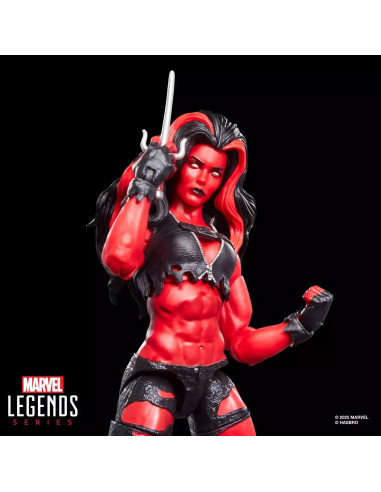 PREVENTA RED SHE-HULK - MARVEL LEGENDS SERIES