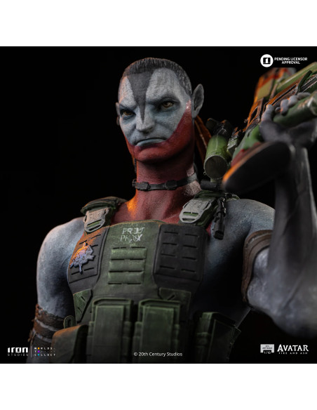PREVENTA MILES QUARITCH - AVATAR 3: FIRE AND ASH - 1/10 - IRON STUDIOS