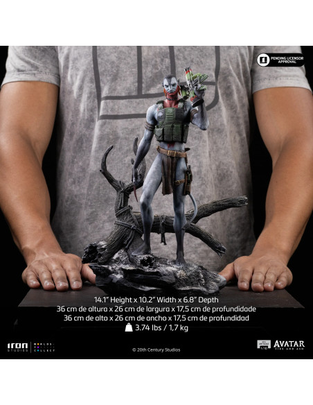PREVENTA MILES QUARITCH - AVATAR 3: FIRE AND ASH - 1/10 - IRON STUDIOS