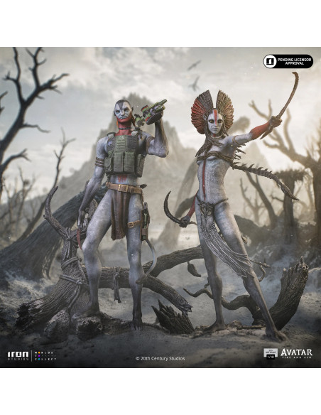 PREVENTA MILES QUARITCH - AVATAR 3: FIRE AND ASH - 1/10 - IRON STUDIOS