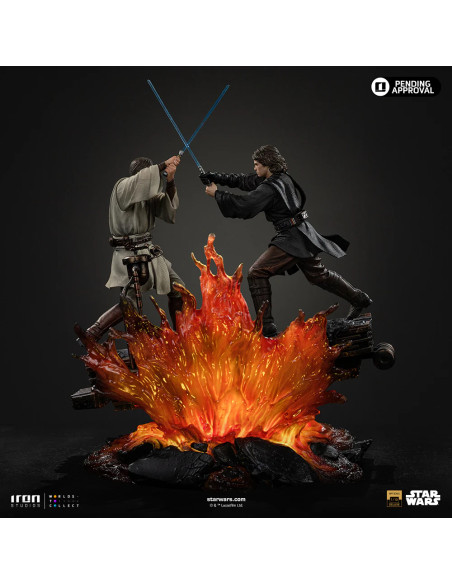PREVENTA - ANAKIN VS OBI WAN (REVENGE OF THE SITH 20th ANNIVERSARY) - STAR WARS - 1/10 - IRON STUDIOS