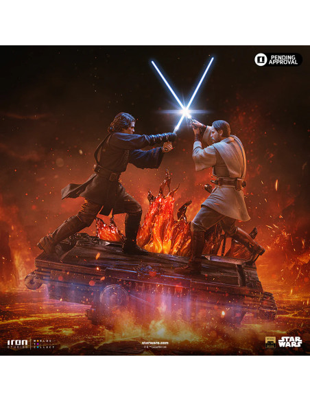 PREVENTA - ANAKIN VS OBI WAN (REVENGE OF THE SITH 20th ANNIVERSARY) - STAR WARS - 1/10 - IRON STUDIOS
